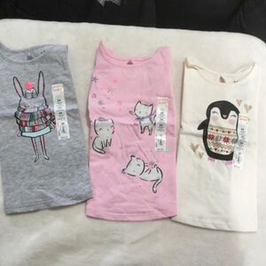 Jumping Beans Long sleeve tops with keyhole back girls sizes 24 months